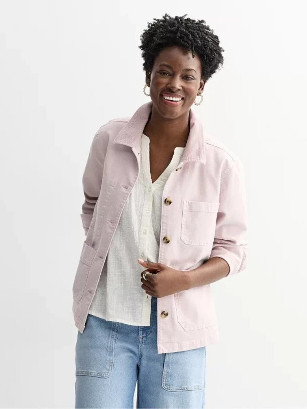 Sonoma Goods for Life Barn Field Chore Jacket in Pale Lilac Size XXL